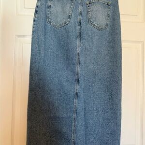 Classic Blue Denim Skirt